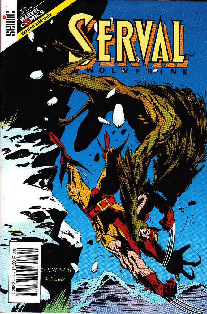 Scan de la Couverture Serval Wolverine n 17
